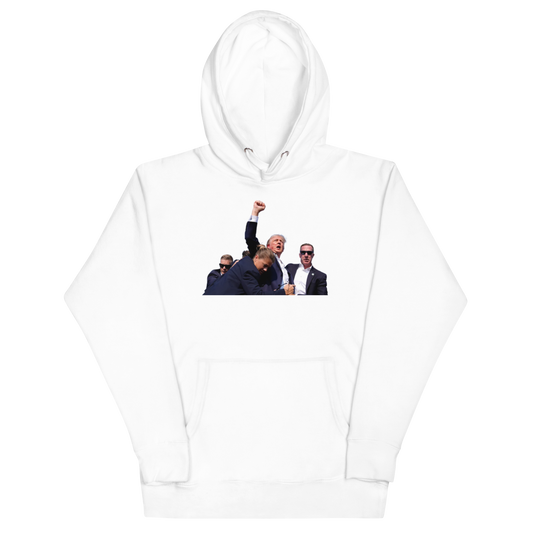 I Stand with Donald Trump Fist Hoodie